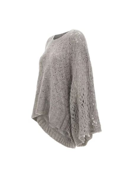 Sweter Maurizio Mykonos wełniany szary