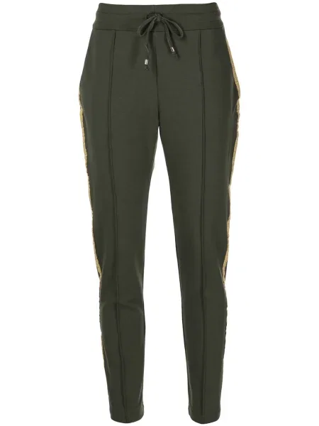 Spodnie Madison.maison w paski zielone