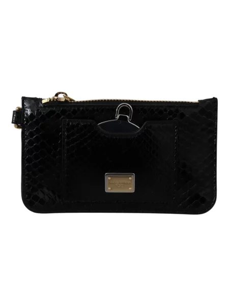 Portfel Dolce And Gabbana skórzany czarny