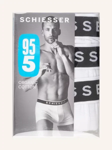 Schiesser Boxerky 3 Kusy V Balení bílá