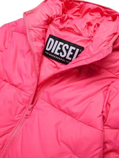 Kurtka dziecięca Diesel różowa