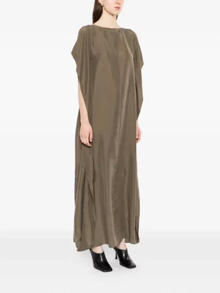 Rochie Ruohan de costum verde