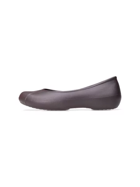 Balerinke Crocs bez pete smeđa