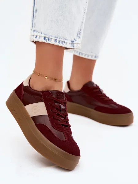 Sneakerși Big Star Shoes cu platformă