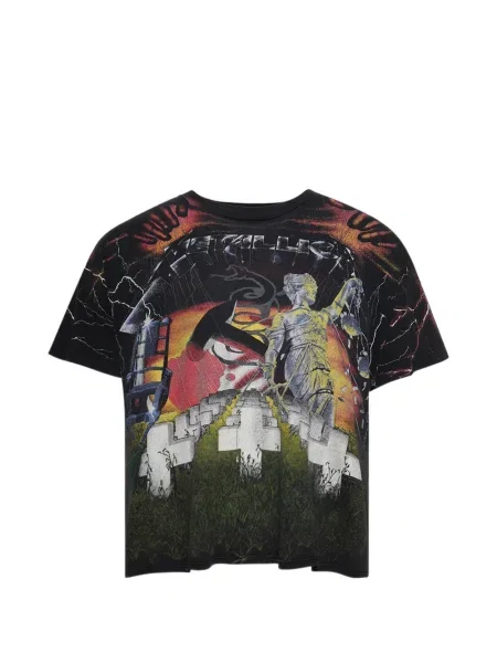 Tricou grafic Earthling Vip cu imagine negru