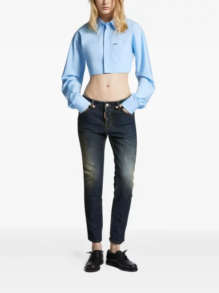 Дънки Dsquared2 синьо