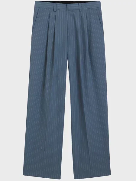 Смугасті штани Hugo блакитні