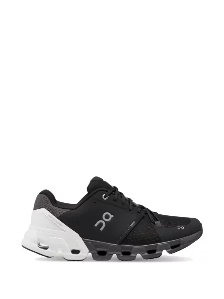 Sneakerși On cu șireturi din dantelă negru