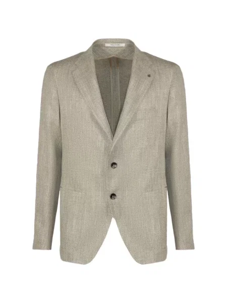 Geacă Tagliatore cu model herringbone