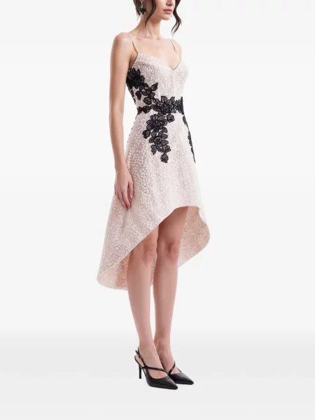 Rochie Gemy Maalouf cu model floral din dantelă