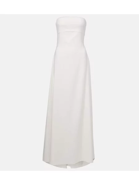 Rochie Jacquemus drapată alb