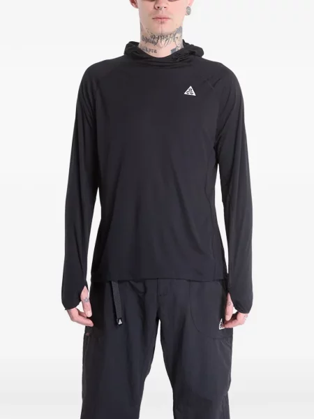 Hanorac cu glugă Nike negru