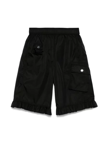 Szorty cargo Ganni czarne