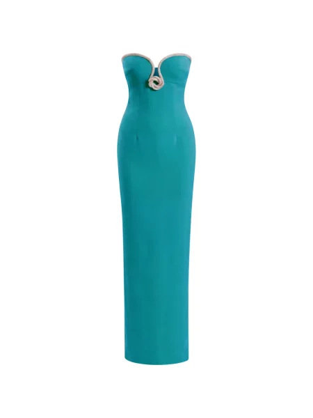 Rochie maxi Saiid Kobeisy verde
