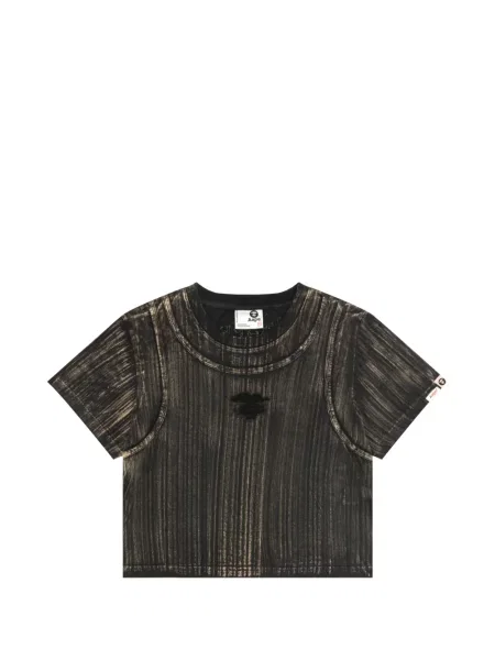 Tricou Aape By A Bathing Ape cu broderie negru