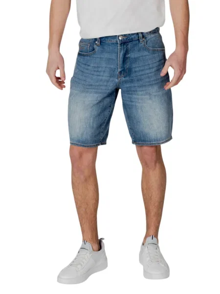 Kratke traper hlače Armani bijela