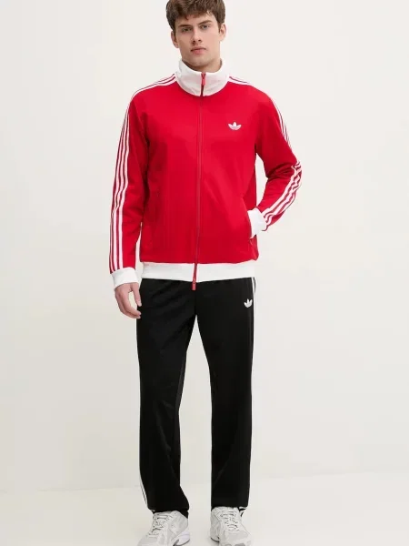 Кофта adidas Originals Beckenbauer однотонна червоний