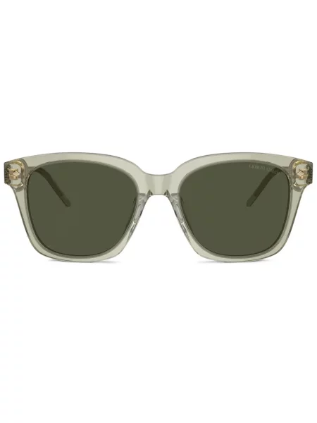 Ochelari de soare Giorgio Armani cu imprimeu geometric verde