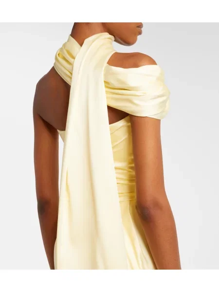 Rochie Vivienne Westwood din satin galben