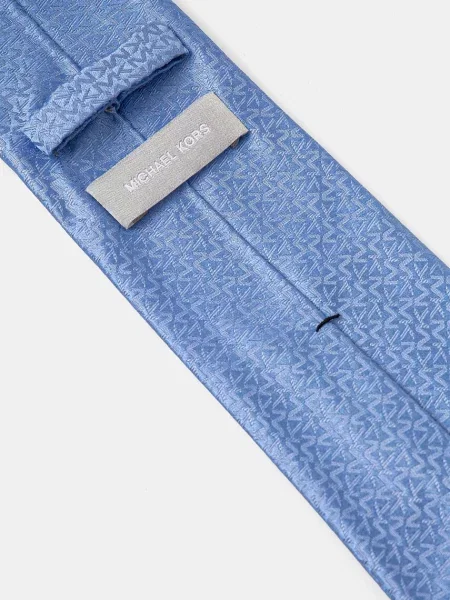 Michael Kors krawat jedwabny niebieski