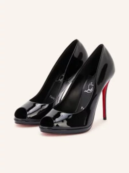 Christian Louboutin Lakované Lodičky S Otevřenou Špičkou Lady Z černá