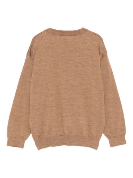 Sweter dziecięcy Fendi brązowy