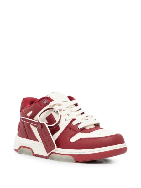 Sneakerși Off-white business alb