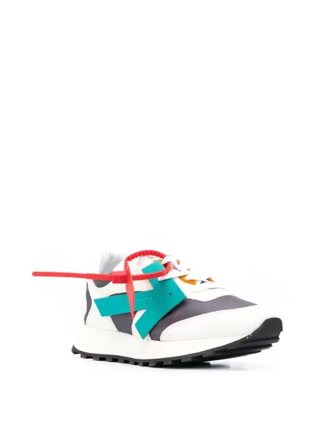 Iš natūralios odos sportbačiai Off-white
