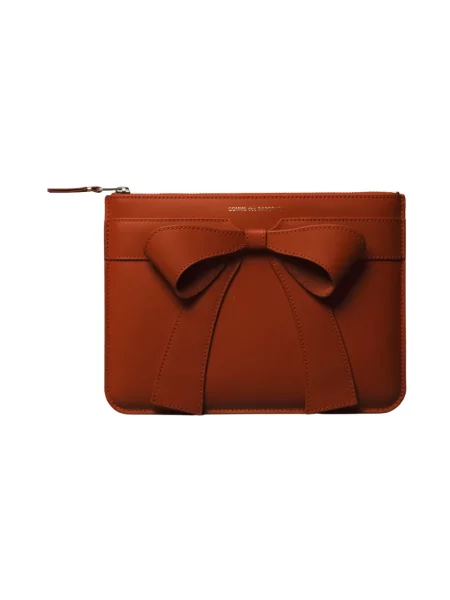 Portfel Comme Des Garcons skórzany czerwony