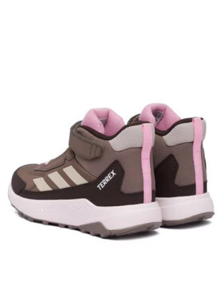 Dětské kozačky Adidas hnědé