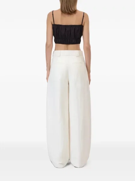 Pantaloni Closed alb