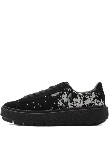 Sneakerși Puma Platform cu platformă negru