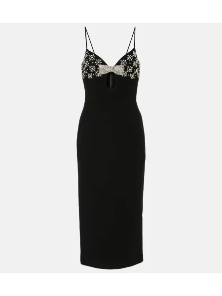 Rochie midi Rebecca Vallance până la genunchi de costum negru