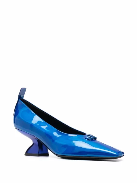 Pantofi cu toc Ferragamo din piele albastru