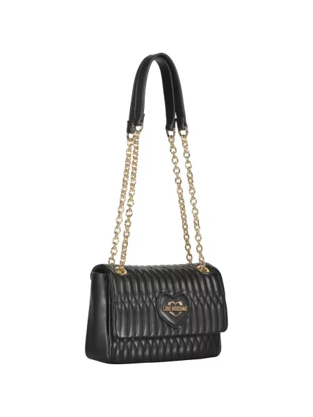 Colier Love Moschino matlasat negru