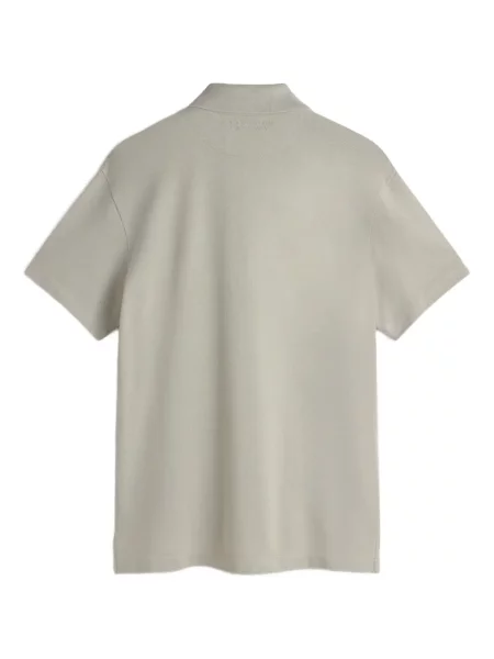 Polo Les Héritiers cu broderie gri