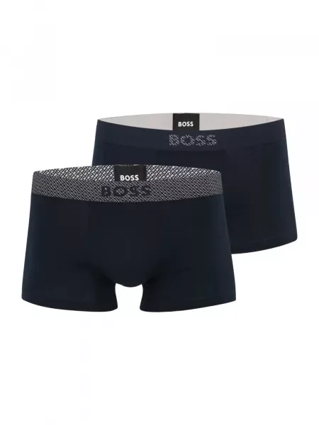 BOSS BLACK Chiloți boxer Trunk 2P Gift Mono negru