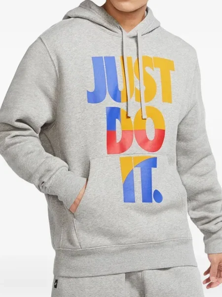 Hanorac cu glugă Nike cu autograf cu dungi alergare negru