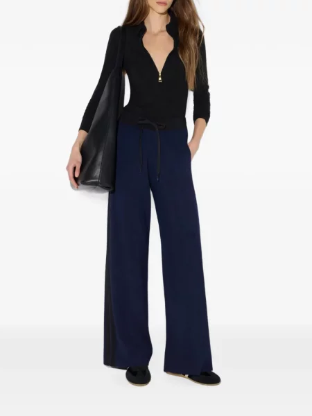 Ușor top Elisabetta Franchi din jerseu negru