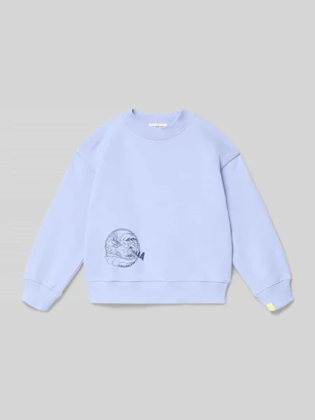 Bluza z nadrukiem motywu i okrągłym dekoltem Billieblush