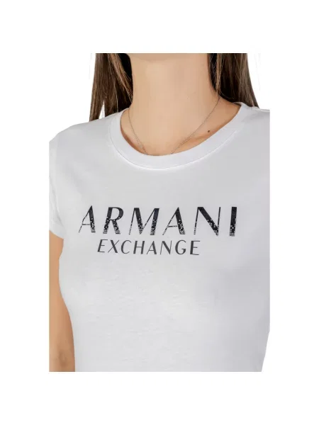 ARMANI EXCHANGE Tričko černá bílá