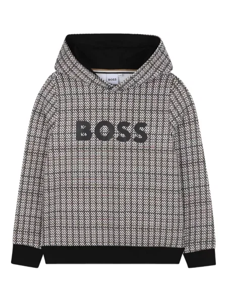 Bluza z kapturem dziecięca Bosswear czarna