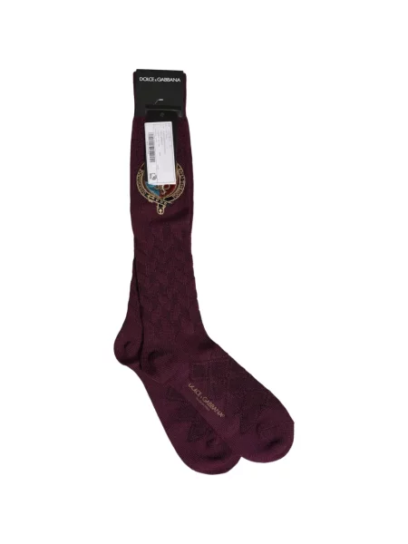 Ponožky Dolce & Gabbana červená