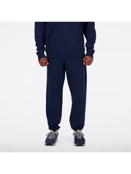 Kalhoty New Balance – tmavomodrá tmavě modré