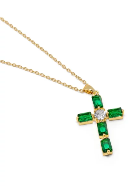 Pakabukas Nialaya Jewelry su kristalais auksinė
