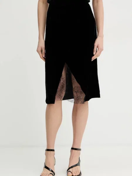 ZADIG&VOLTAIRE fustă din matase negru