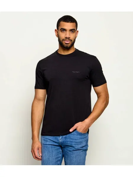 Armani Exchange Tricou | Extra slim fit negru