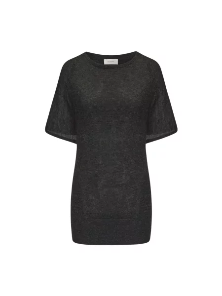 Koszulka Ruohan z kaszmiru szara