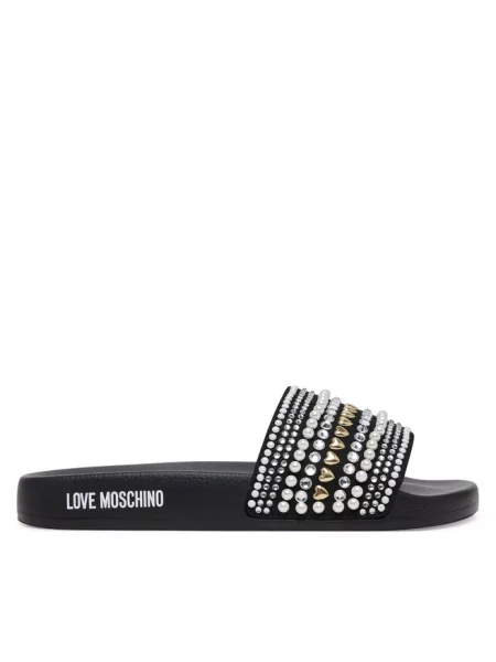 Klapki LOVE MOSCHINO czarne