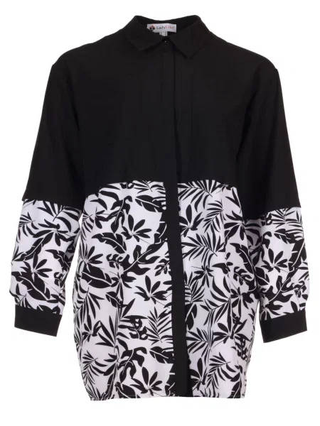 Блуза LadyLike текстиль чорний